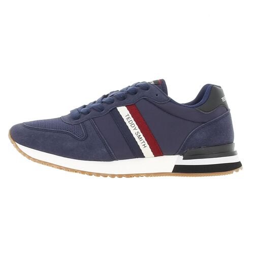 Chaussures Mode Ville Teddy Smith Textile Men Shoes Bleu Marine 41