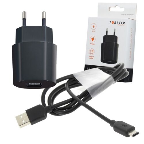 Chargeur Secteur Usb 2a + Câble Type-C Pour Altice S61