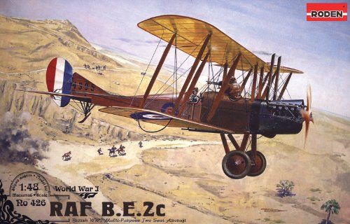 Roden Royal Air Force Be2c Airplane Model Kit-Roden