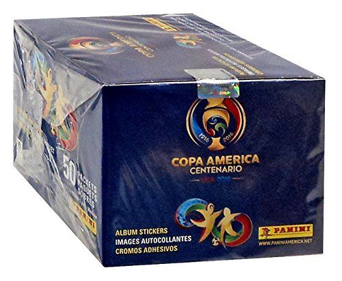 Usa 2016 Copa America Centenario Panini Complete 50 Packs Box , Total Of 350 Stickers