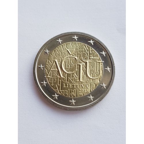 Lituanie 2015 : 2 Euro Commémorative Aciu Piece Neuve