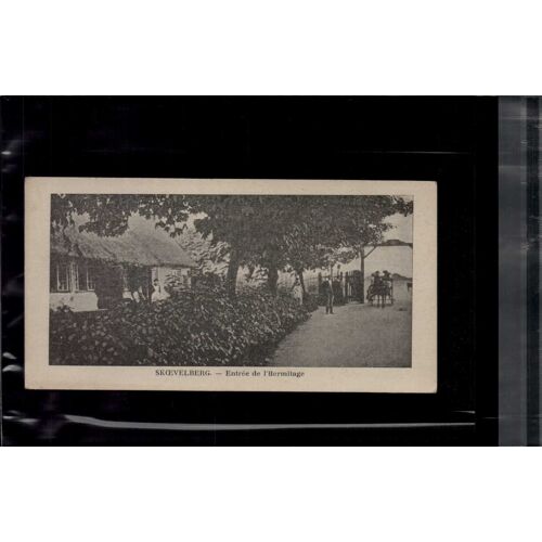 7 X 14 Cm Carte Postale En L Etat Sur Les Photos Skoevelberg Entrée De L'hermitage