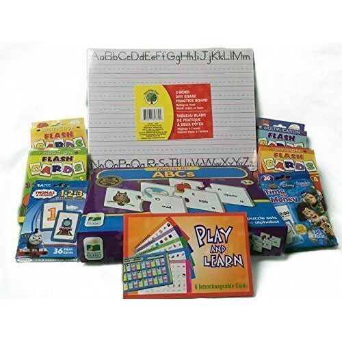 Abc Puzzle Learning Bundle (Addition, Subtraction, Multiplication, Division, Spanish, Writing, Telling Time, Counting And Number Recognition)