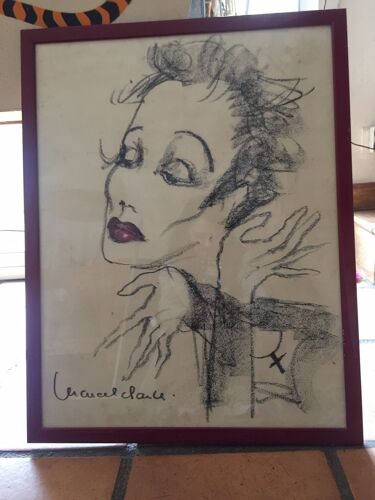 Vend Dessin Piaf Marcel Charles Gaichet 40euros