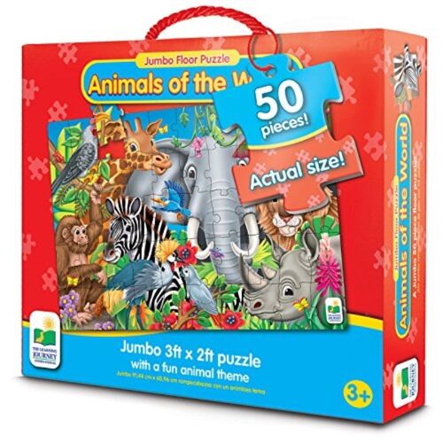 The Learning Journey Jumbo Floor Puzzles, Animals Of The World