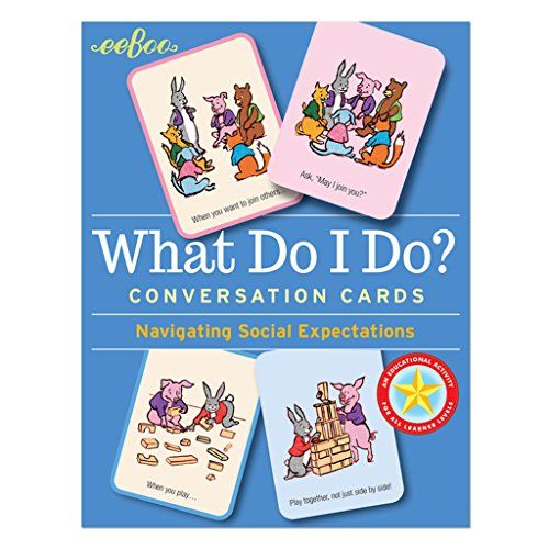 Eeboo What Do I Do Social Awareness Conversation Flash Cards