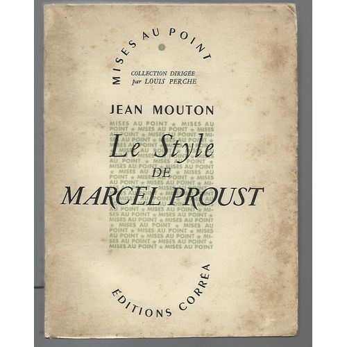 Le Style De Marcel Proust