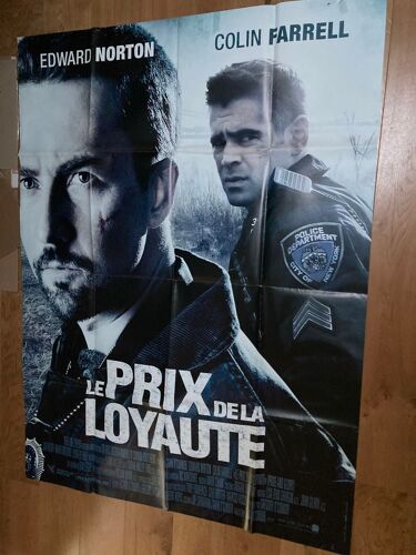 Affiche De Cinema- Le Prix De La Loyauté- 120 X 160 Cm - Edward Norton Colin Farrell - Policier