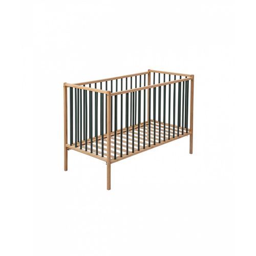 Lit En Bois 60x120 Cm Rémi Hybride Kaki - Combelle