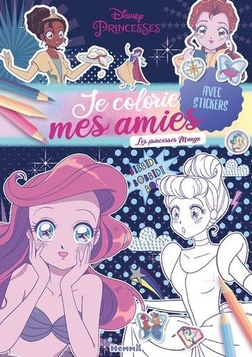 Disney Princesses Les Princesses Manga - Avec Stickers