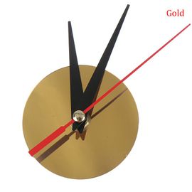 Montre À Quartz Silencieuse Bricolage,Horloge Murale Ronde,Pièces De Mécanisme De Mouvement,Réparation,Besoin D'outils,Décoration D'intérieur,1 Pièce - Type Gold