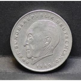 Pièce Monnaie Allemagne ( R F A) 2 Deutsche Mark, Année 1980 Lettre J