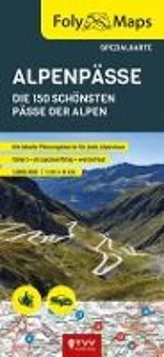 Folymaps Alpenpässe 1:800 000 Spezialkarte