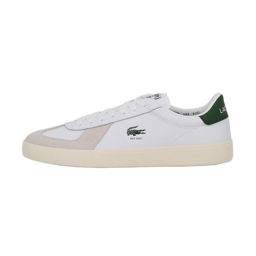 Lacoste - Tennis Basses Baseshot Pro En Cuir - Blanc - 45