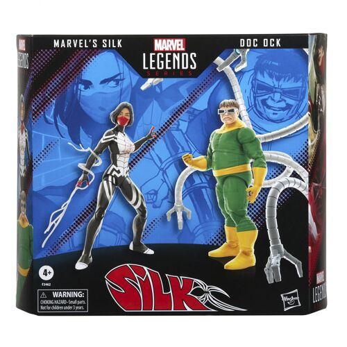 Spiderman Marvel Legends 60e anniversaire Silk et Doctor Octopus