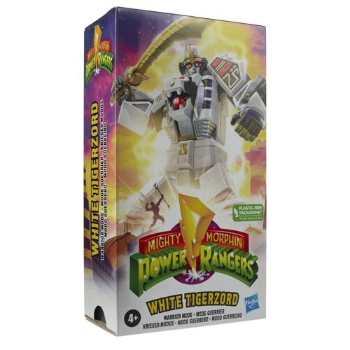Power Rangers Prg Rtro Mmpr Wht Tigerzord Warrior Mode