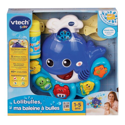 VTECH BABY LOLIBULLES, MA BALEINE A BULLES