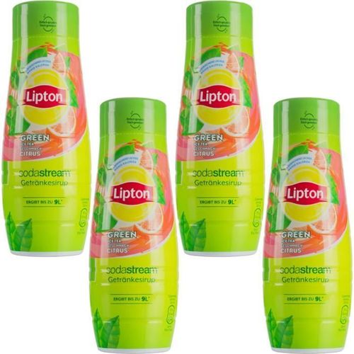 Kit Sirop Pour Sodastream Lipton Ice Tea Thé Vert 440 Ml 4 Pièces