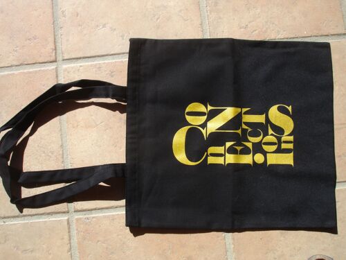 Sac souple en coton noir