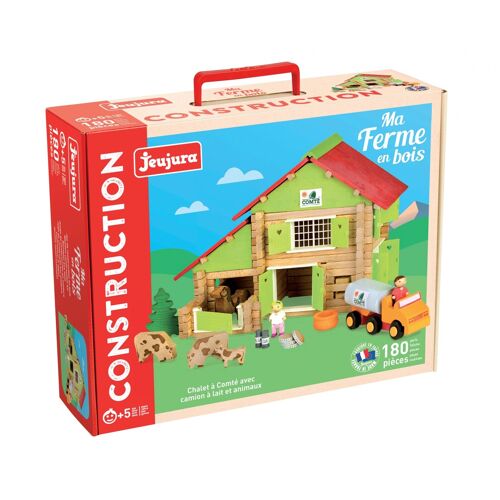 Jeu De Construction Chalet A Comte Avec Camion - 180 P