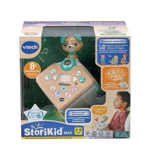 VTECH STORIKID MAX - MON CONTEUR D'HISTOIRES (JOUET AVEC PARTIE BOIS FSC)