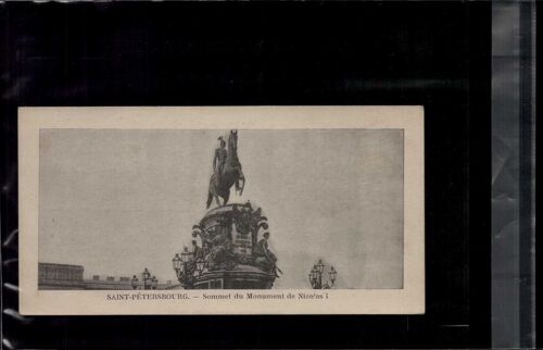 7 X 14 Cm Carte Postale En L Etat Sur Les Photos Saint Petersbourg Sommet Du Monument Nicolas I