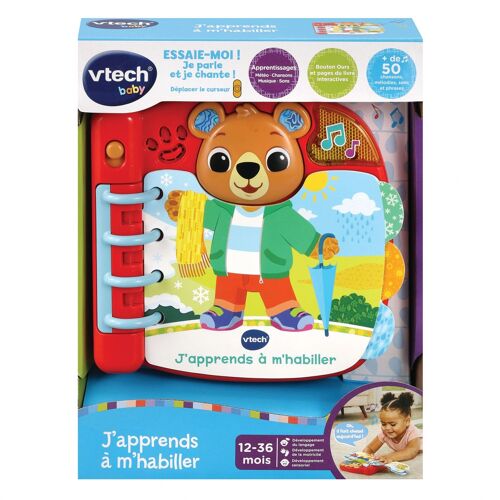 Vtech Baby Livre J'apprends A M'habiller