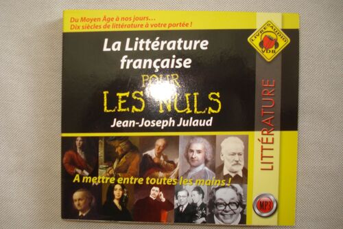 La Littérature Française Pour Les Nuls Livre Audio Sur Cd Mp3 (30 Heures) Jean-Joseph Julaud Vdb
