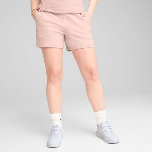 Puma Short 5'' À Taille Haute Taille Et Petit Logo N° 1 Logo Ess Femme, Vêtements, Rose Quartz, S