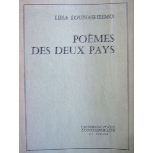 Poèmes Des Deux Pays
