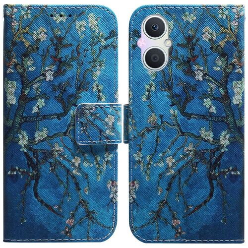 Saturcase Coque Pour Oppo A96 5g / Reno 7z 5g, Beau Pu Cuir Magnétique Flip Portefeuille Support Porte-Carte Protecteur Housse Étui Pour Oppo A96 5g / Reno 7z 5g (Tx-1)
