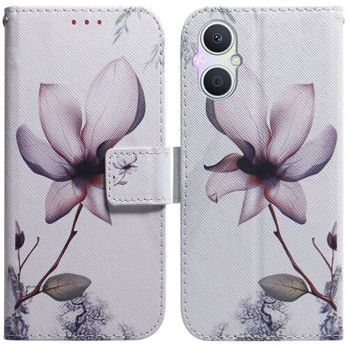 Saturcase Coque Pour Oppo A96 5g / Reno 7z 5g, Beau Pu Cuir Magnétique Flip Portefeuille Support Porte-Carte Protecteur Housse Étui Pour Oppo A96 5g / Reno 7z 5g (Tx-7)