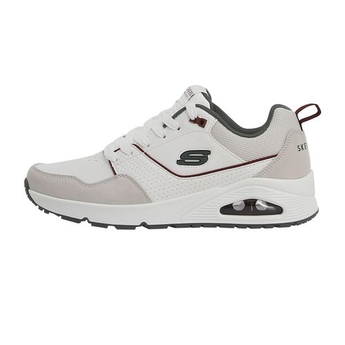 Chaussures Basses Cuir Ou Simili Skechers Uno - Retro One Blanc 40