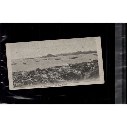 7 X 14 Cm Carte Postale En L Etat Sur Les Photos Rio De Janeiro La Rade