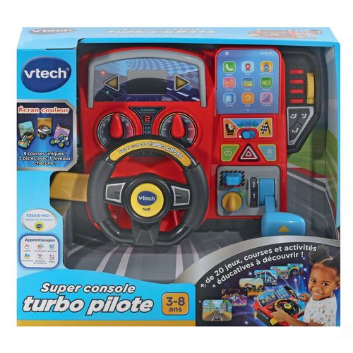 JOUETS ELECTRONIQUES EDUCATIFS SUPER CONSOLE TURBO PILOTE