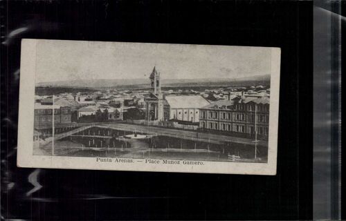 7 X 14 Cm Carte Postale En L Etat Sur Les Photos Punta Arenas Place Munoz Gamero