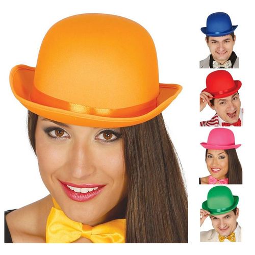Chapeau Melon Haute Qualit? Plusieurs Couleurs (Couleur Bleu)