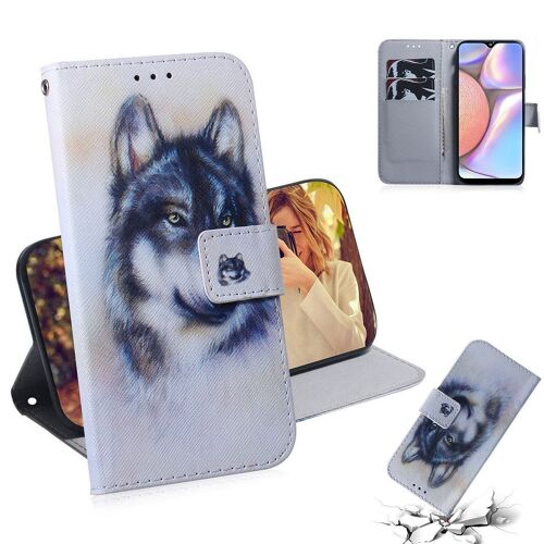 Samsung Galaxy A10s Coque, Saturcase Beau Pu Cuir Magnétique Flip Portefeuille Support Porte-Carte Protecteur Housse Étui Pour Samsung Galaxy A10s (Tx-8)