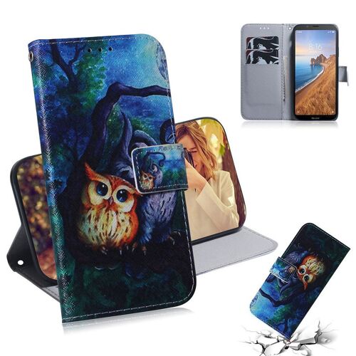 Xiaomi Redmi 7a Coque, Saturcase Beau Pu Cuir Magnétique Flip Portefeuille Support Porte-Carte Protecteur Housse Étui Pour Xiaomi Redmi 7a (Tx-6)