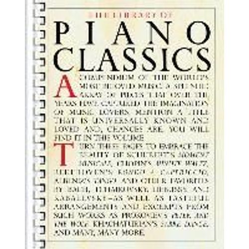 Library Of Piano Classics