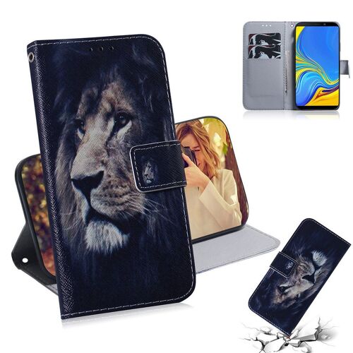 Samsung Galaxy A9 2018 Coque, Saturcase Beau Pu Cuir Magnétique Flip Portefeuille Support Porte-Carte Protecteur Housse Étui Pour Samsung Galaxy A9 2018 (Tx-3)