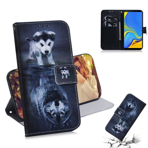 Samsung Galaxy A9 2018 Coque, Saturcase Beau Pu Cuir Magnétique Flip Portefeuille Support Porte-Carte Protecteur Housse Étui Pour Samsung Galaxy A9 2018 (Tx-10)