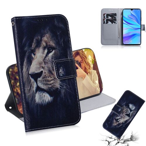 Huawei P30 Lite Coque, Saturcase Beau Pu Cuir Magnétique Flip Portefeuille Support Porte-Carte Protecteur Housse Étui Pour Huawei P30 Lite (Tx-3)
