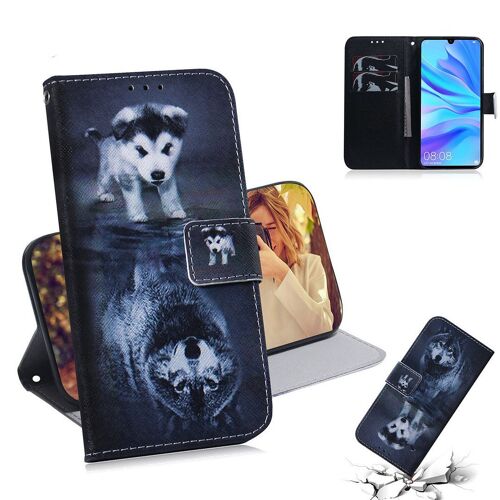 Huawei P30 Lite Coque, Saturcase Beau Pu Cuir Magnétique Flip Portefeuille Support Porte-Carte Protecteur Housse Étui Pour Huawei P30 Lite (Tx-10)