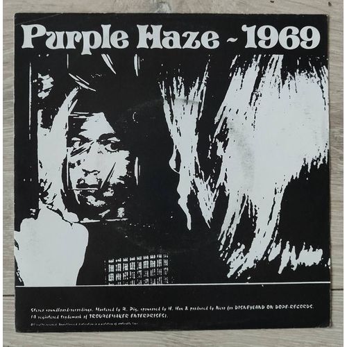 Iggy Pop - Purple Haze / 1969 - Vinyl 45 Trs. Europe.