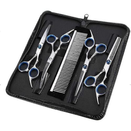 4 Pcs Professional Dog Grooming Ciseaux, Toilettage En Acier Inoxydable Pour Animaux De Compagnie
