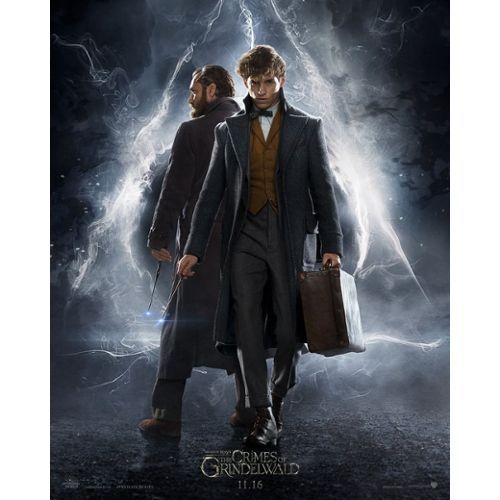 Les Animaux Fantastiques 2 : Les Crimes De Grindelwald - David Yates - Jude Law - Johnny Depp - Affiche De Cinéma Pliée 60x40 Cm