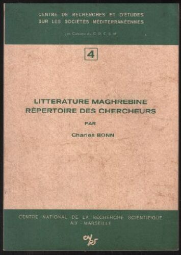 Littérature Maghrébine: Répertoire Des Chercheurs
