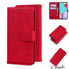 Samsung Galaxy A52 5g/4g Coque, Saturcase Toucher Confortable Pu Cuir Magnétique Flip Portefeuille Support Porte-Carte Protecteur Housse Étui Pour Samsung Galaxy A52 5g/4g (Rouge)