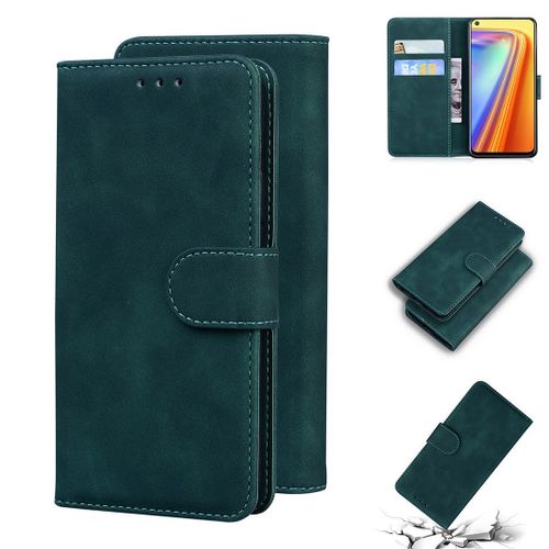 Realme 7 / Narzo 20 Pro Coque, Saturcase Toucher Confortable Pu Cuir Magnétique Flip Portefeuille Support Porte-Carte Protecteur Housse Étui Pour Realme 7 / Narzo 20 Pro (Vert)